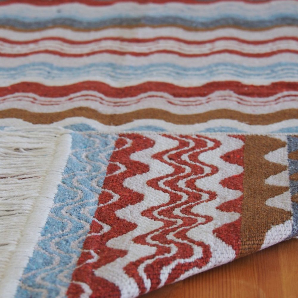 Reversible Turkish Accent Rug - 48" x 32" - Picture 3 of 3
